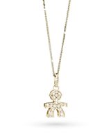 Necklace Le Bebé Woman I Pavè in Yellow Gold Diamante LBB021 - LBB021